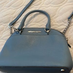 Blue Michael Kors purse